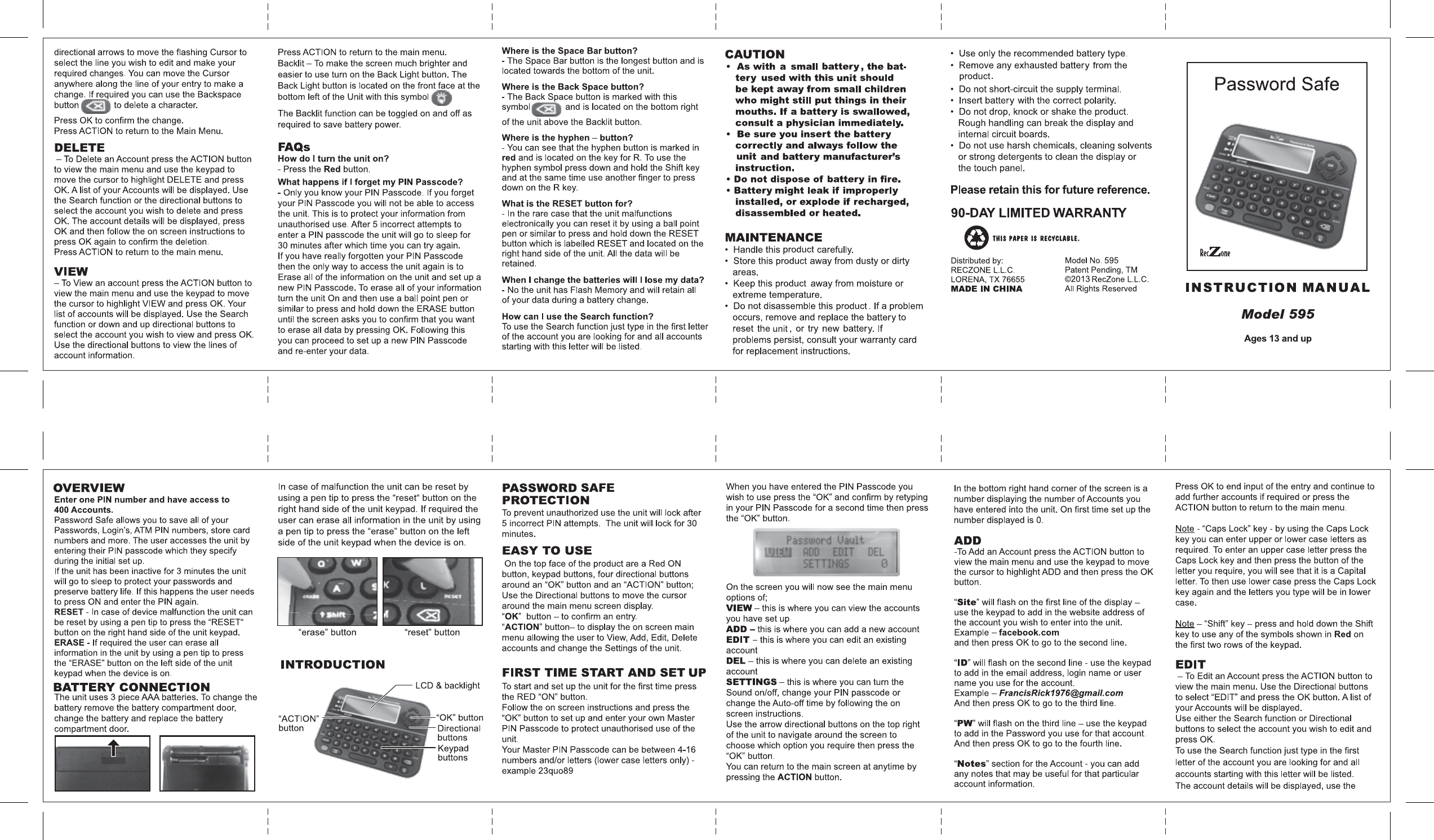 Page 1 of 1 - Sharper Image 2060_manual__ai10 201776