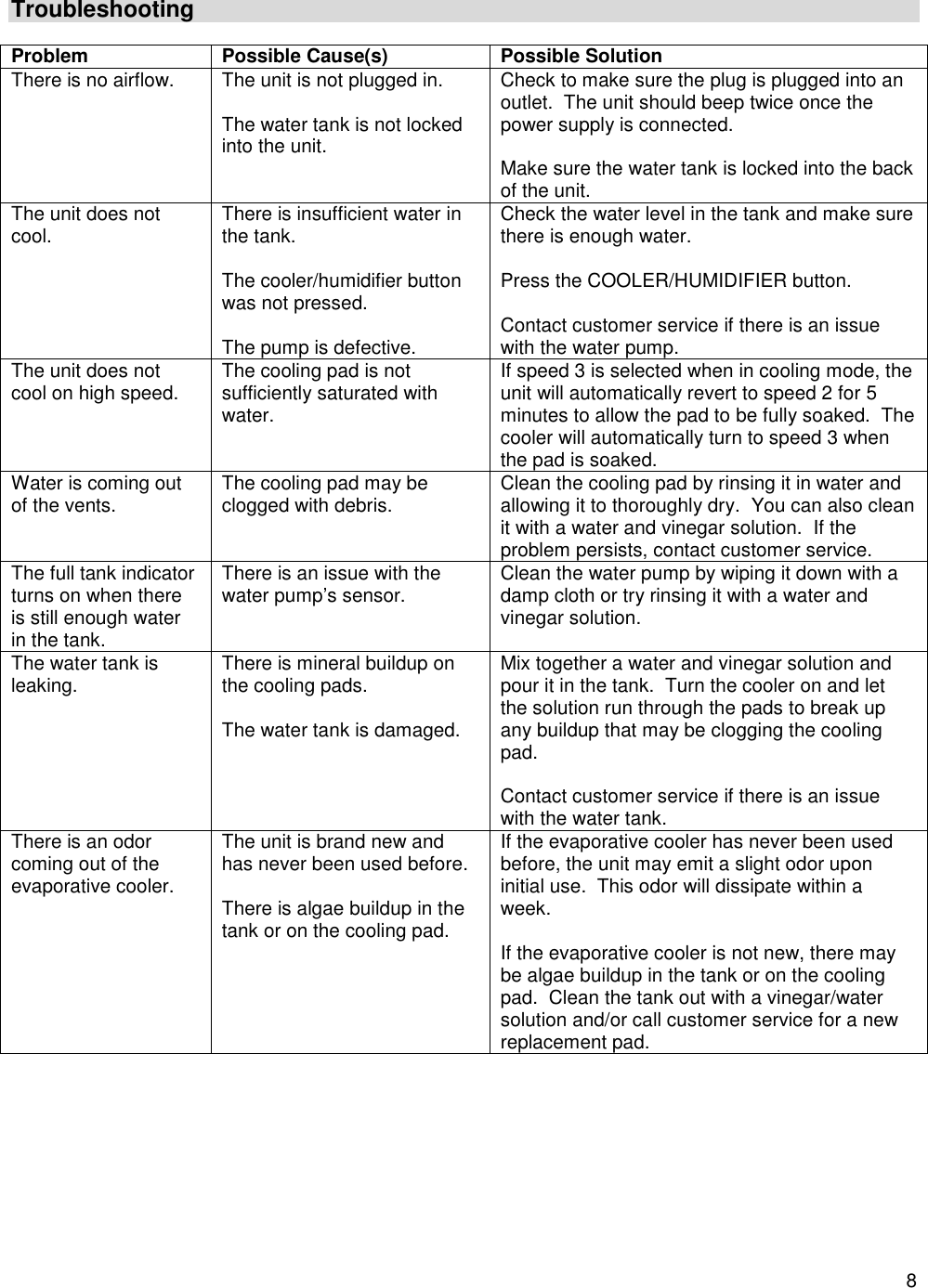 sharper image evaporative cooler