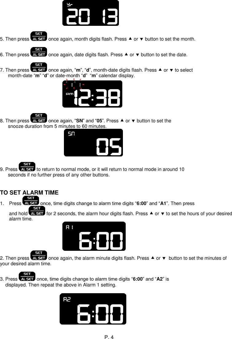 Page 4 of 9 - Sharper Image INSTRUCTION MANUAL OF IW001-WF-JJY  204059