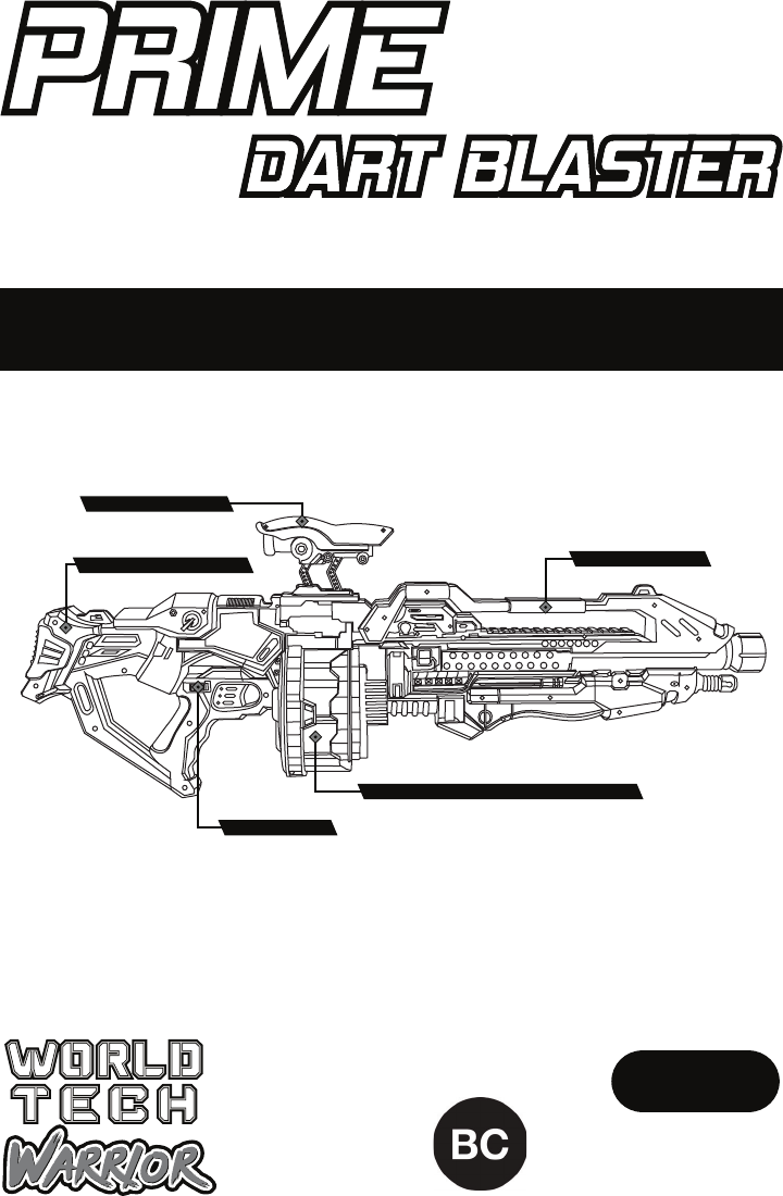 world tech warrior prime dart blaster battery