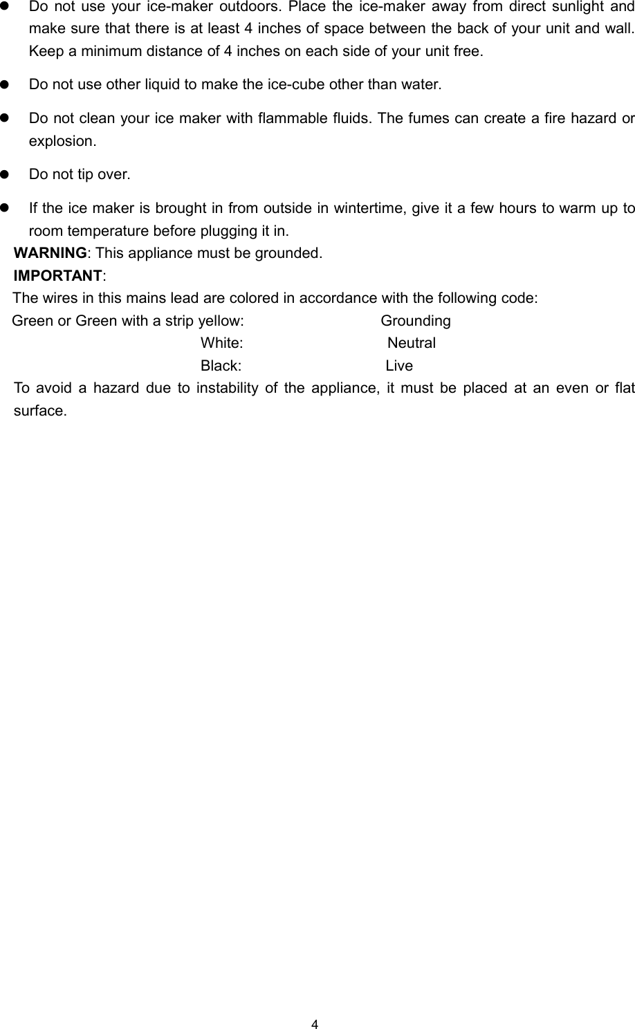 Page 4 of 8 - Sharper Image HZB-12-230V Manual  204943