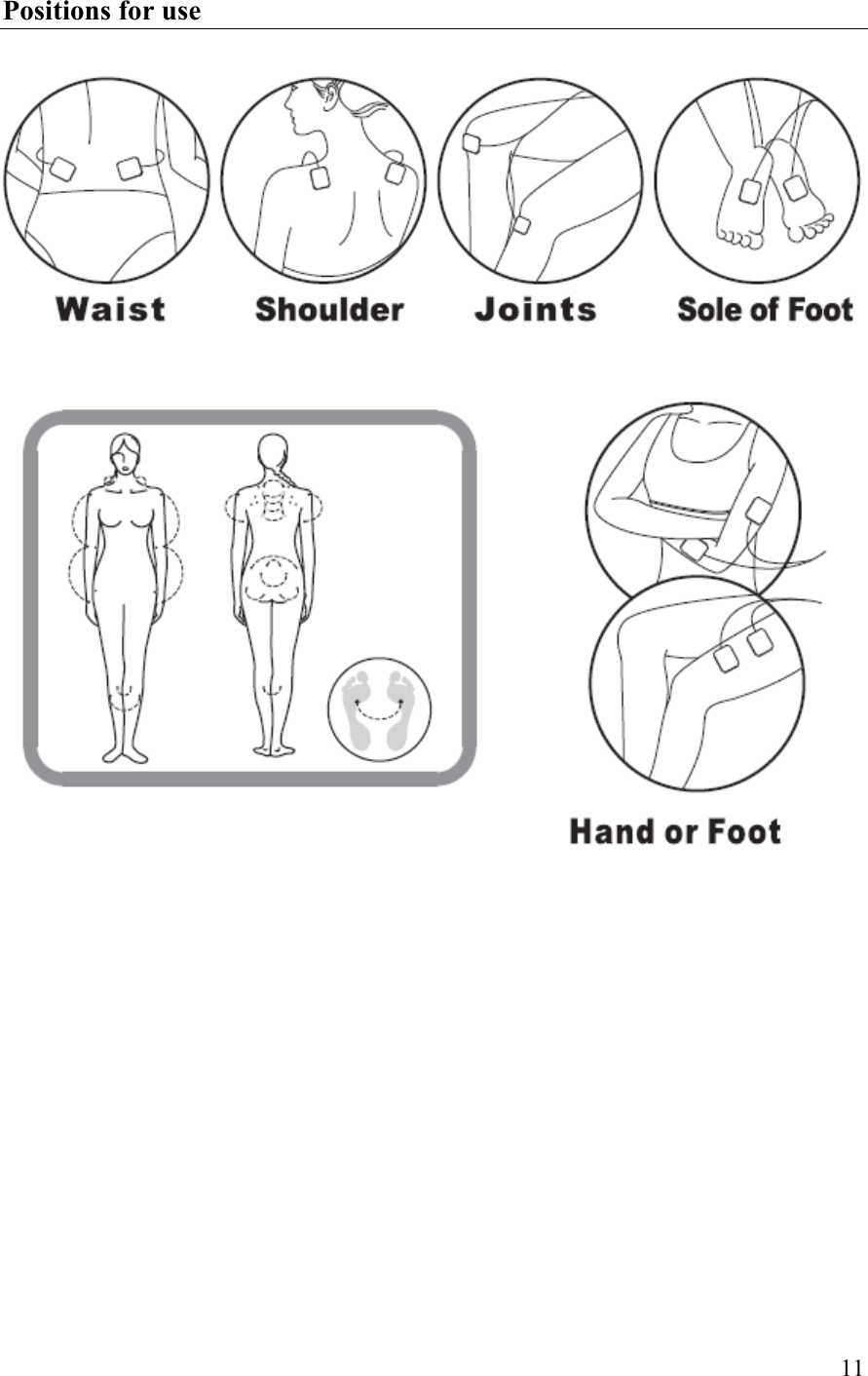 Page 11 of 11 - Sharper Image - 204058 TENS Unit-Manual  205073