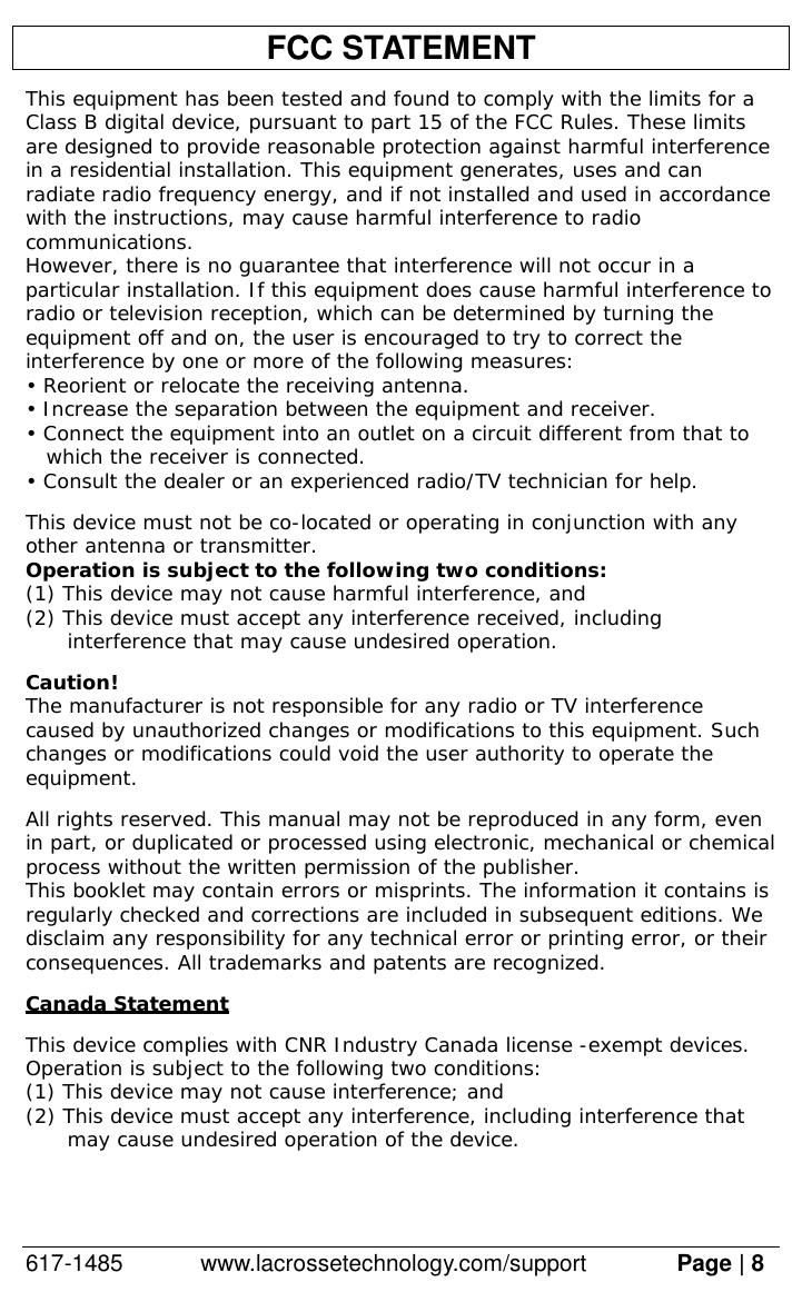 Page 8 of 8 - Sharper Image 205314
