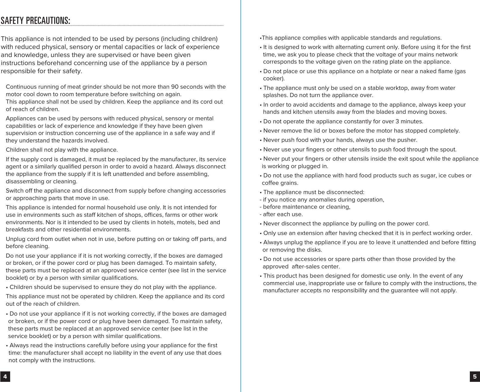 Page 3 of 6 - Sharper Image Mandoline Slicer User Manual  205449