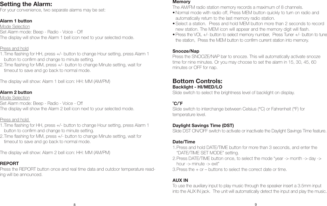 Page 5 of 6 - Sharper-Image Sharper-Image-Ib-Ecb130-Users-Manual- Sharper-image-ib-ecb130-users-manual