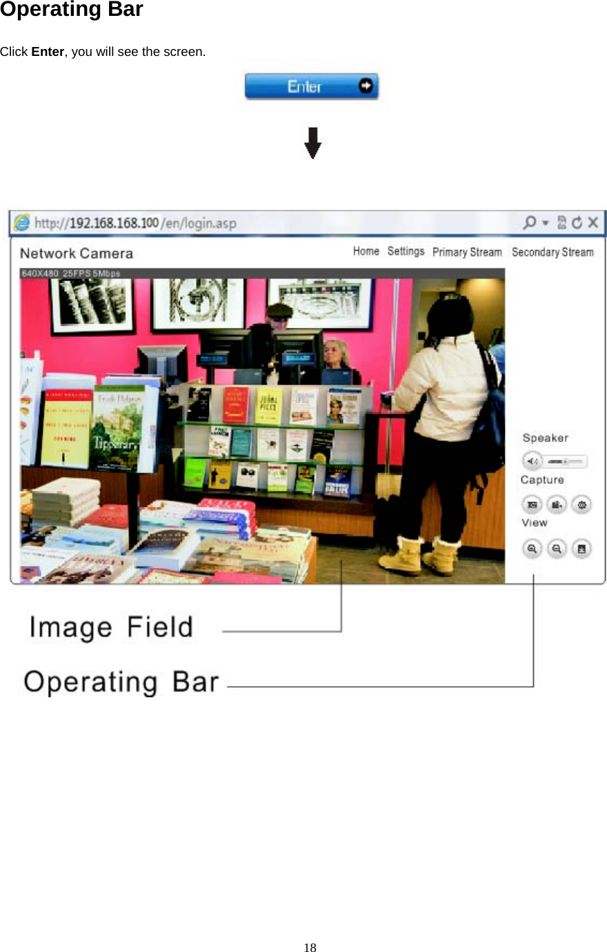   18 Operating Bar   Click Enter, you will see the screen.        