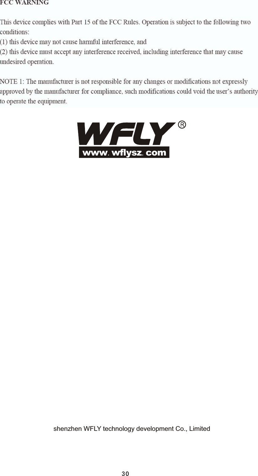 www.wflysz.comshenzhen  WFLY  technology  development  Co.,  Limited30