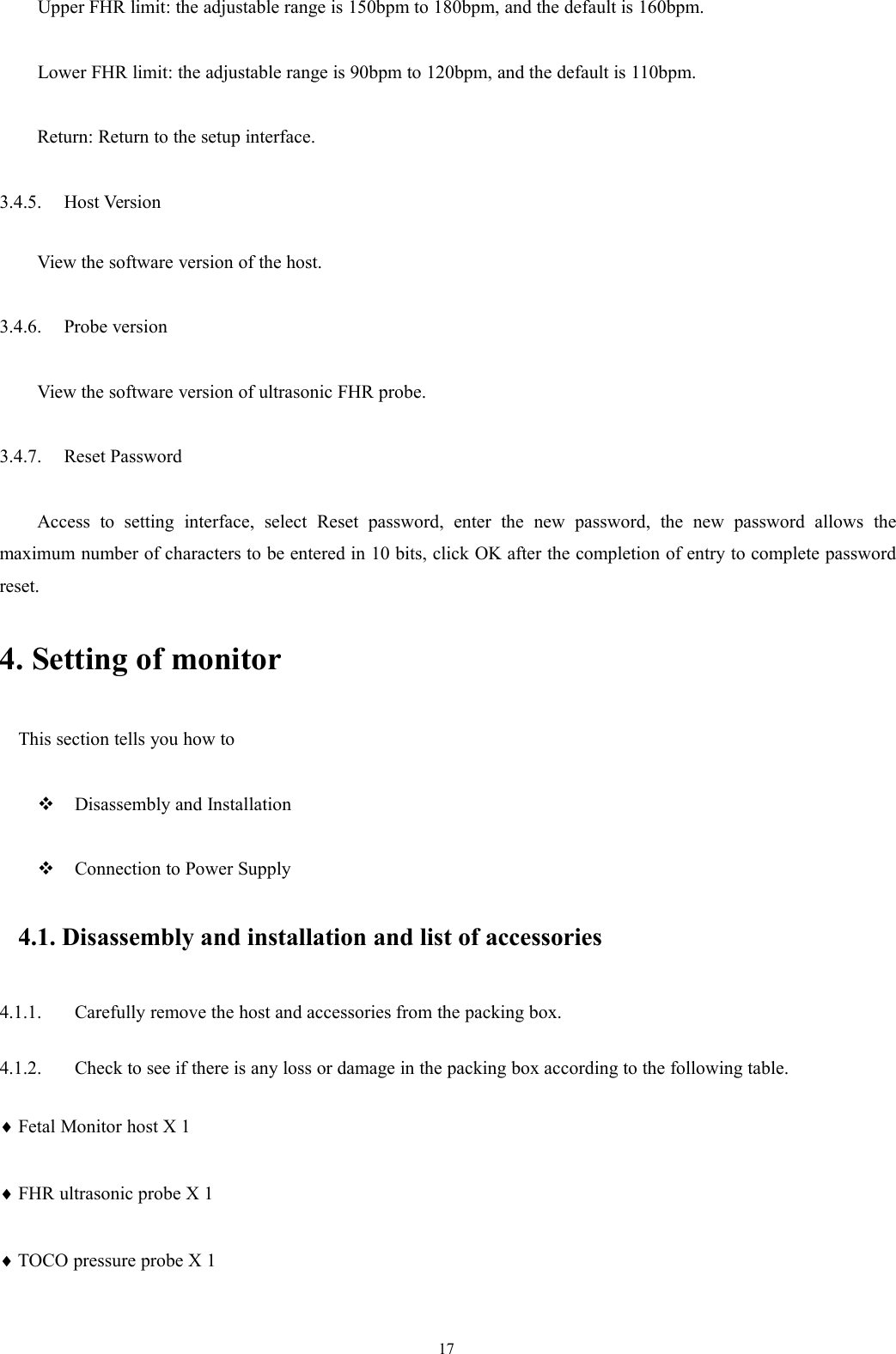 Page 22 of ShenZhen Jumper Medical Equipment JPD300ETX Fetal Monitor User Manual 