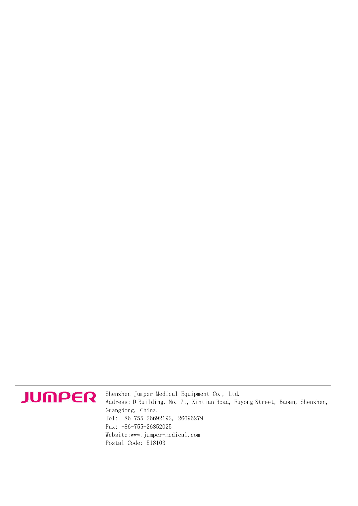 Page 37 of ShenZhen Jumper Medical Equipment JPD300ETX Fetal Monitor User Manual 