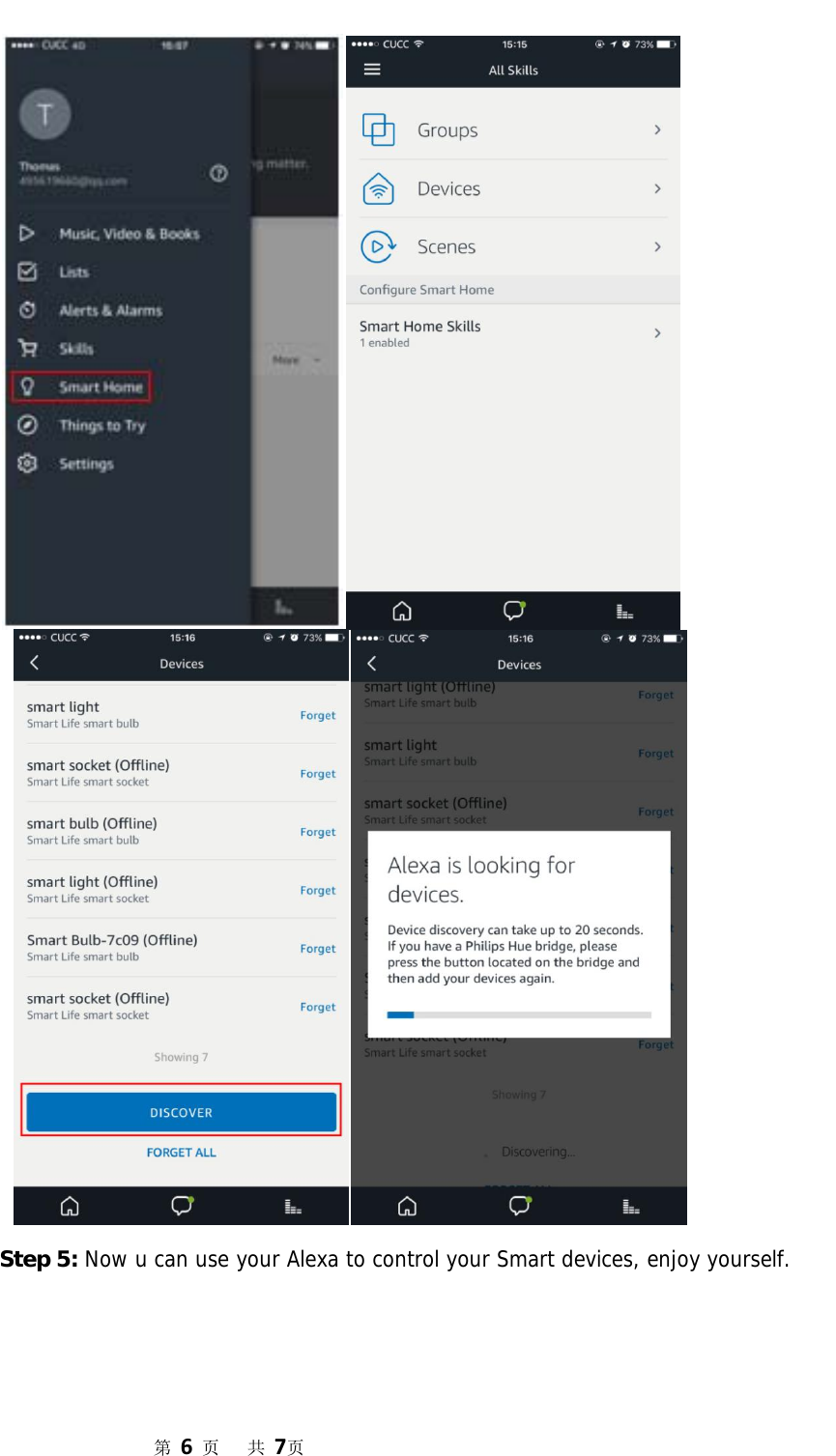 Page 6 of ShenZhen Longtour Photology SP20 WiFi Smart Plug User Manual