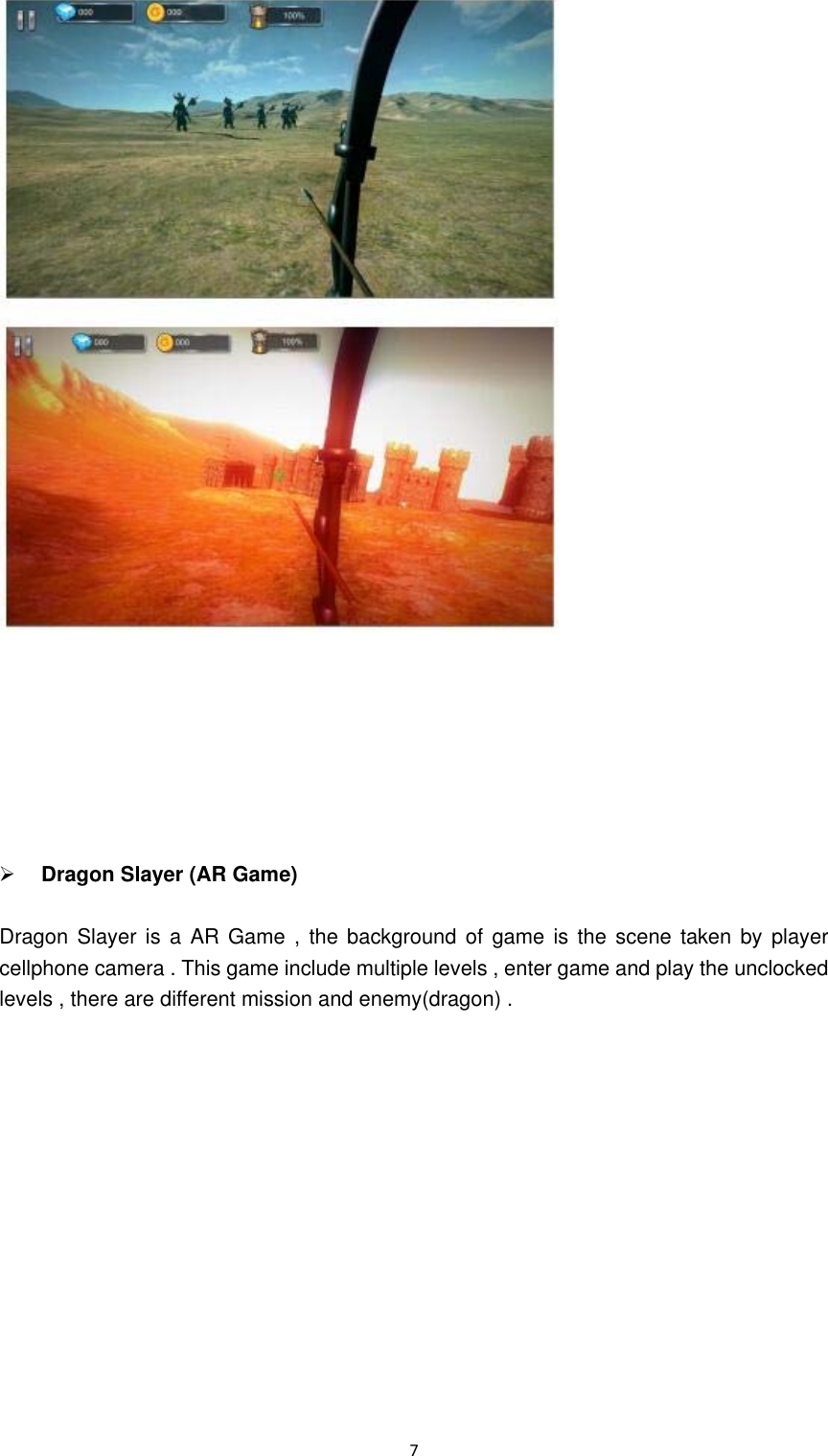 Page 7 of ShenZhen Super Global Electronics ARA-02 AR GAME GUN/ARCHER User Manual x