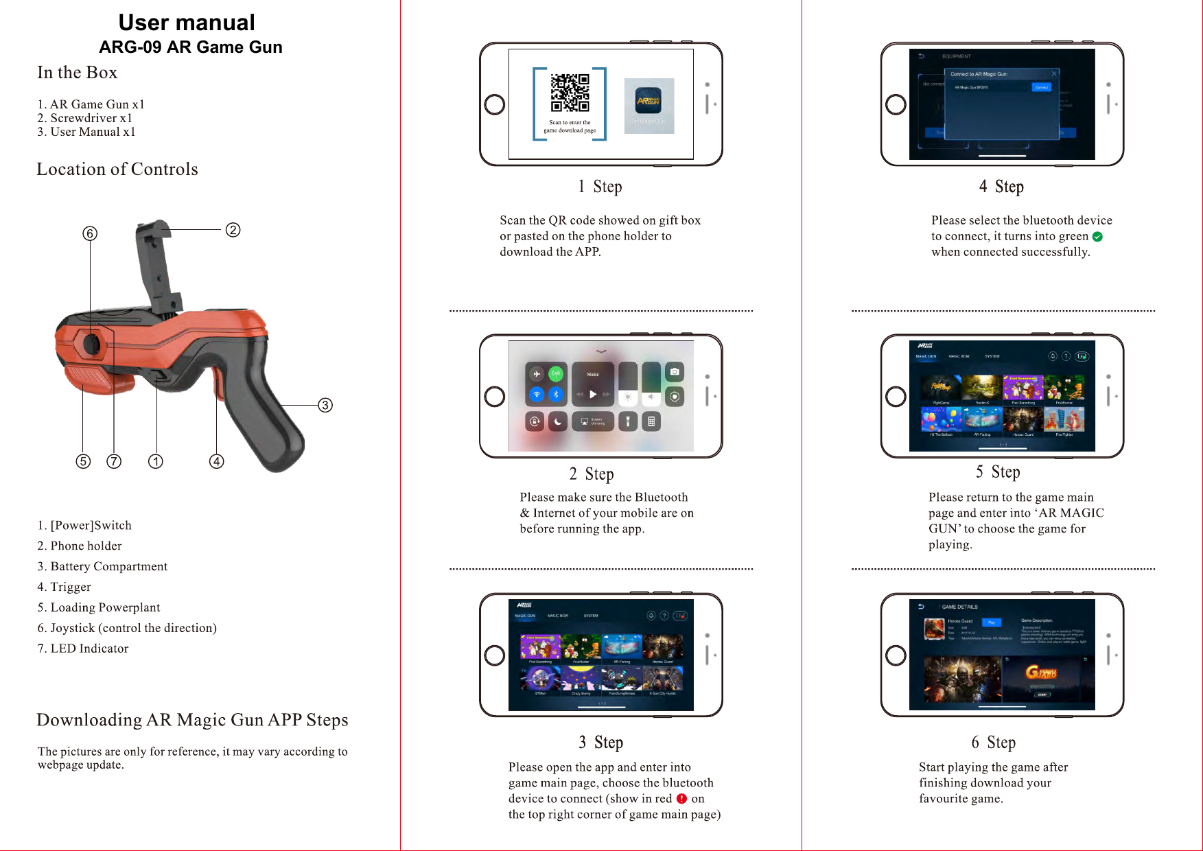    User manualARG-09 AR Game Gun