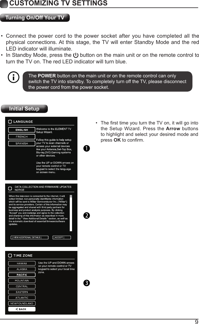 Page 11 of Shenyang Tongfang Multimedia Technology E2SW3918 LED TV User Manual 