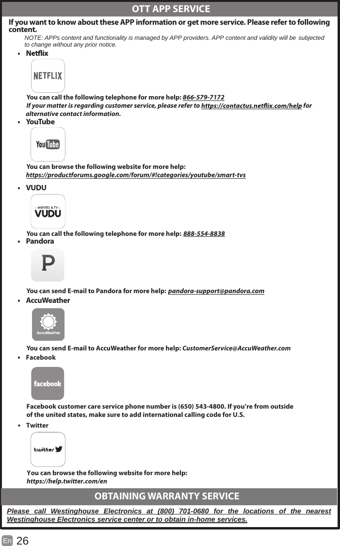 Page 14 of Shenyang Tongfang Multimedia Technology WE50UB44 LED TV User Manual  2