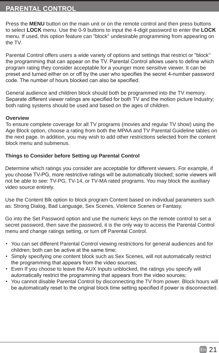 Page 9 of Shenyang Tongfang Multimedia Technology WE50UB44 LED TV User Manual  2