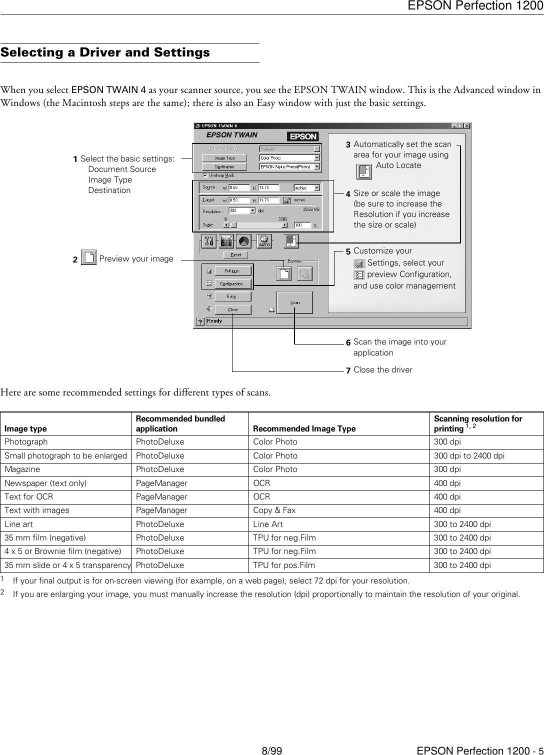 Page 5 of 6 - Shibaura Shibaura-Epson-Perfection-1200-Users-Manual- Perfection 1200S/1200U/1200U PHOTO - Product Information Guide  Shibaura-epson-perfection-1200-users-manual