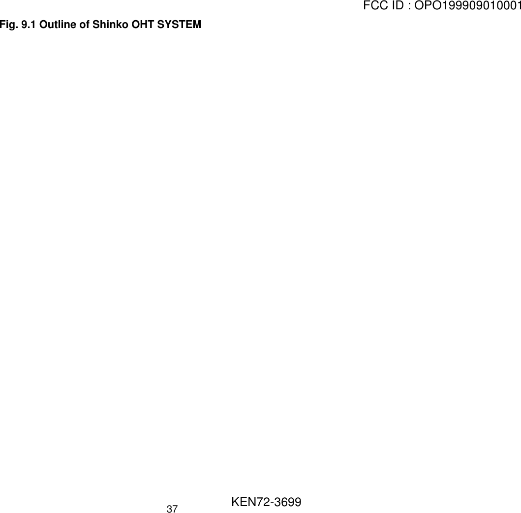 FCC ID : OPO199909010001                                                       KEN72-369937                                                Fig. 9.1 Outline of Shinko OHT SYSTEM