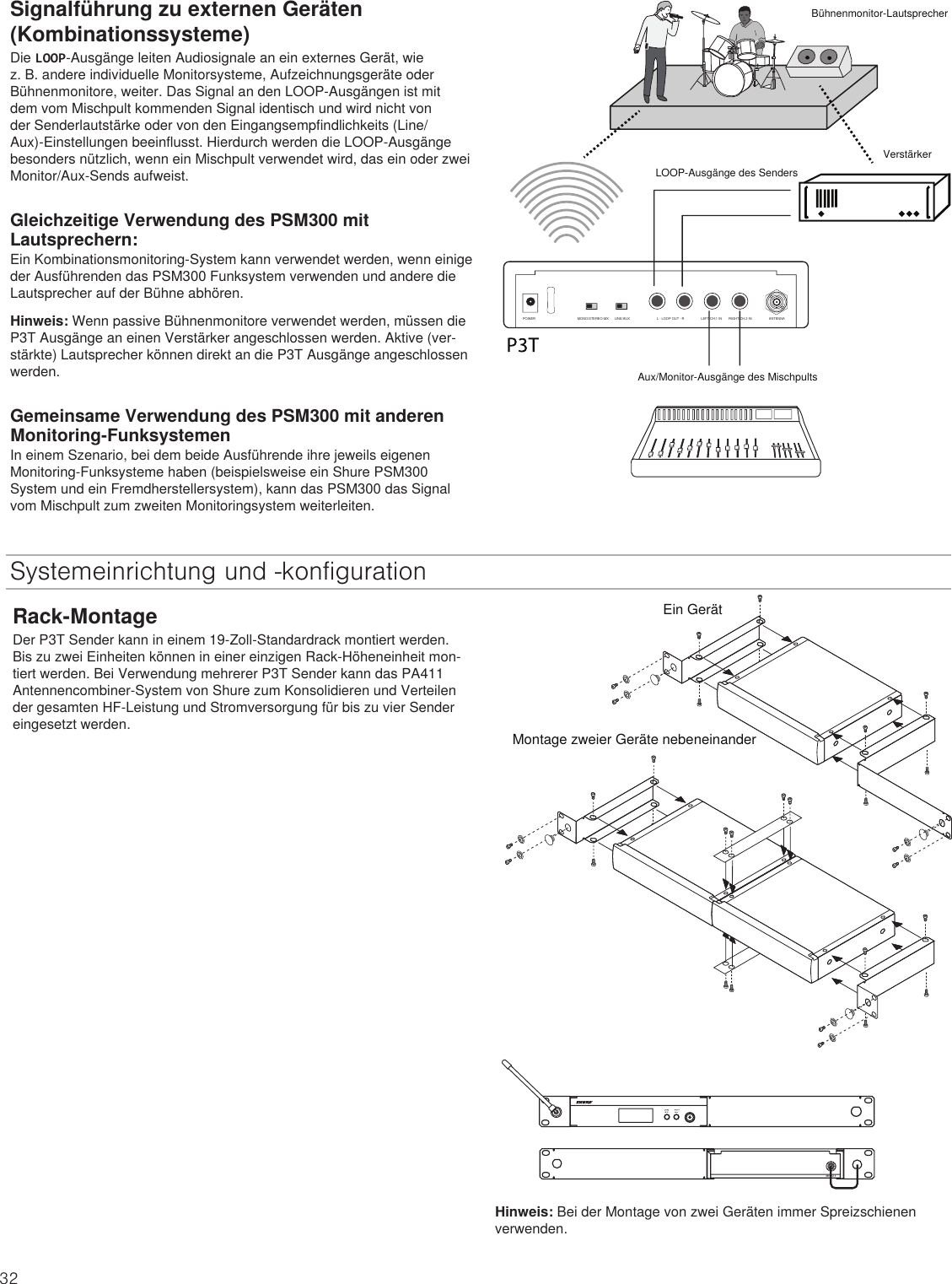 Page 32 of Shure orporated P3TT Non-Broadcast Base Station Transmitter User Manual Exhibit D Users Manual per 2 1033 c3