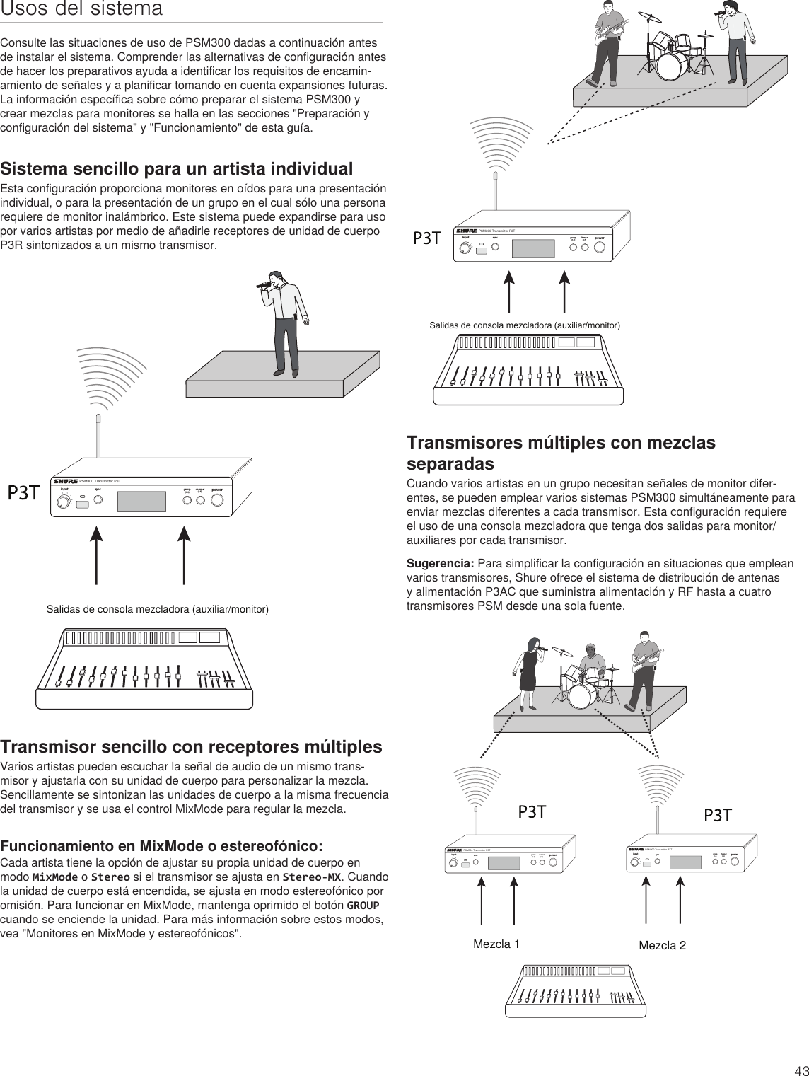 Page 43 of Shure orporated P3TT Non-Broadcast Base Station Transmitter User Manual Exhibit D Users Manual per 2 1033 c3