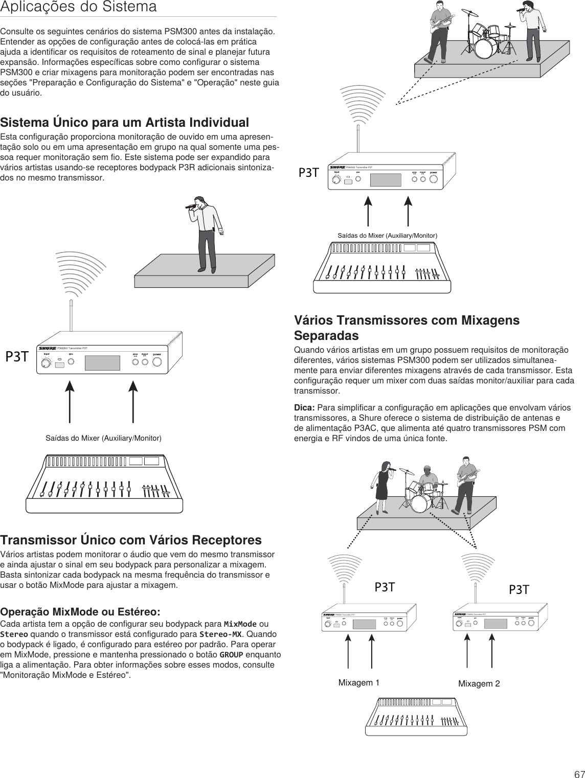 Page 67 of Shure orporated P3TT Non-Broadcast Base Station Transmitter User Manual Exhibit D Users Manual per 2 1033 c3