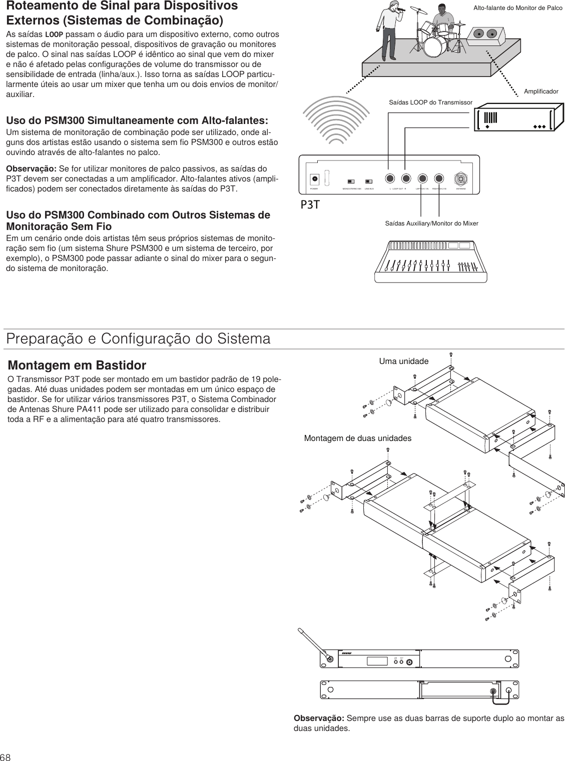 Page 68 of Shure orporated P3TT Non-Broadcast Base Station Transmitter User Manual Exhibit D Users Manual per 2 1033 c3