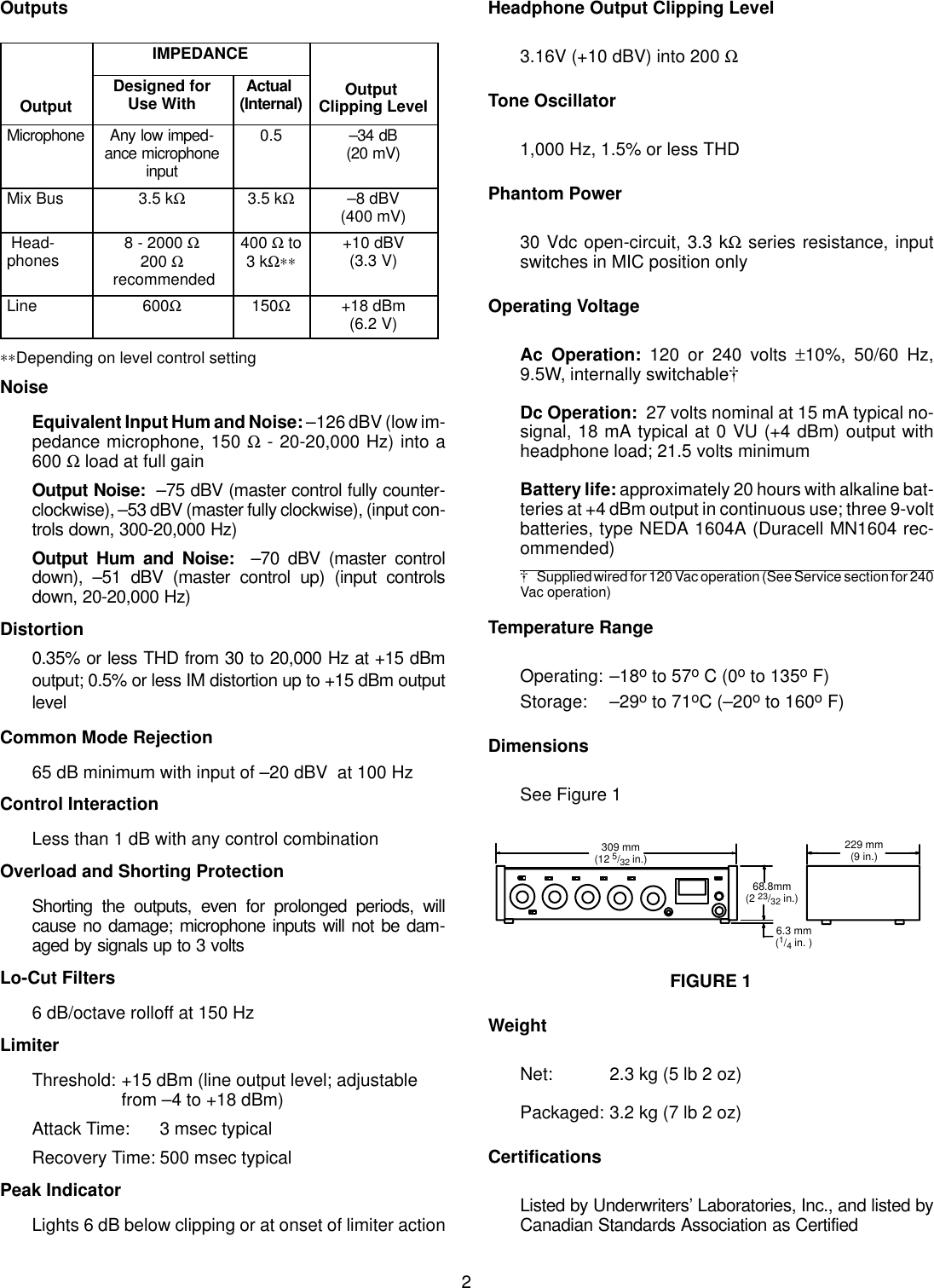 Page 2 of 8 - Shure Shure-M267-Users-Manual- M267 User Guide English Shure-m267-users-manual