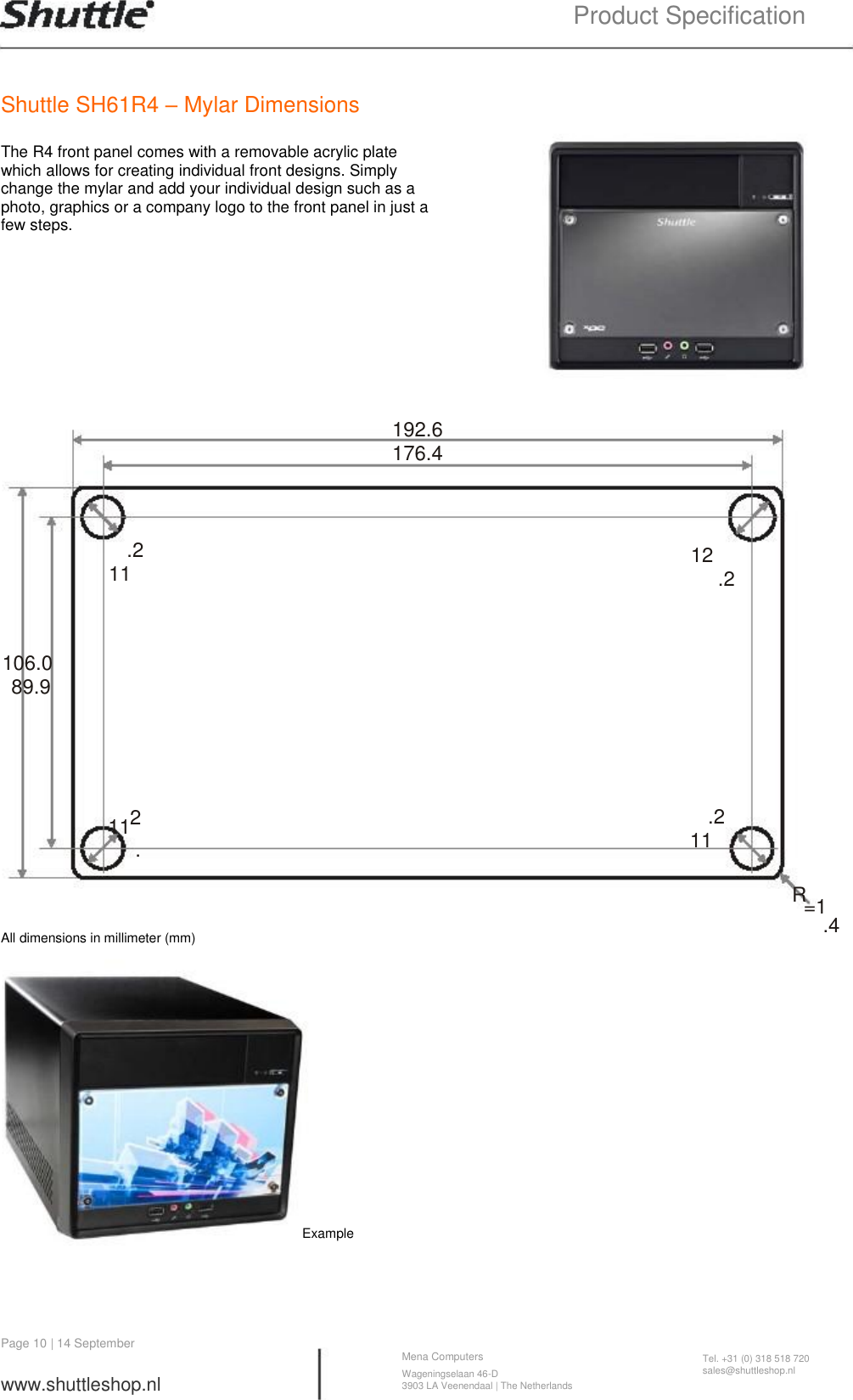 Page 10 of 10 - Shuttle-Computer-Group Shuttle-Computer-Group-Personal-Computer-Sh61R4-Users-Manual- Shuttle-computer-group-personal-computer-sh61r4-users-manual