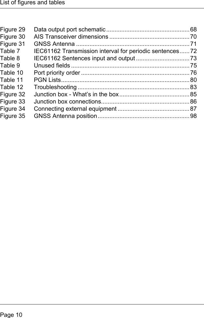 Page 12 of Si Tex Marine Electronics 425-0022 Marine Class A AIS Transceiver with WLAN User Manual Artemis  Apollo  EN