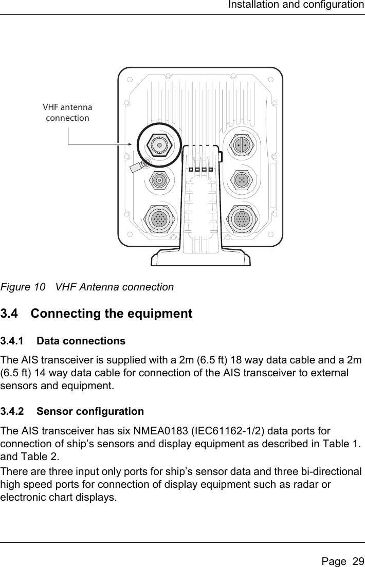 Page 31 of Si Tex Marine Electronics 425-0022 Marine Class A AIS Transceiver with WLAN User Manual Artemis  Apollo  EN