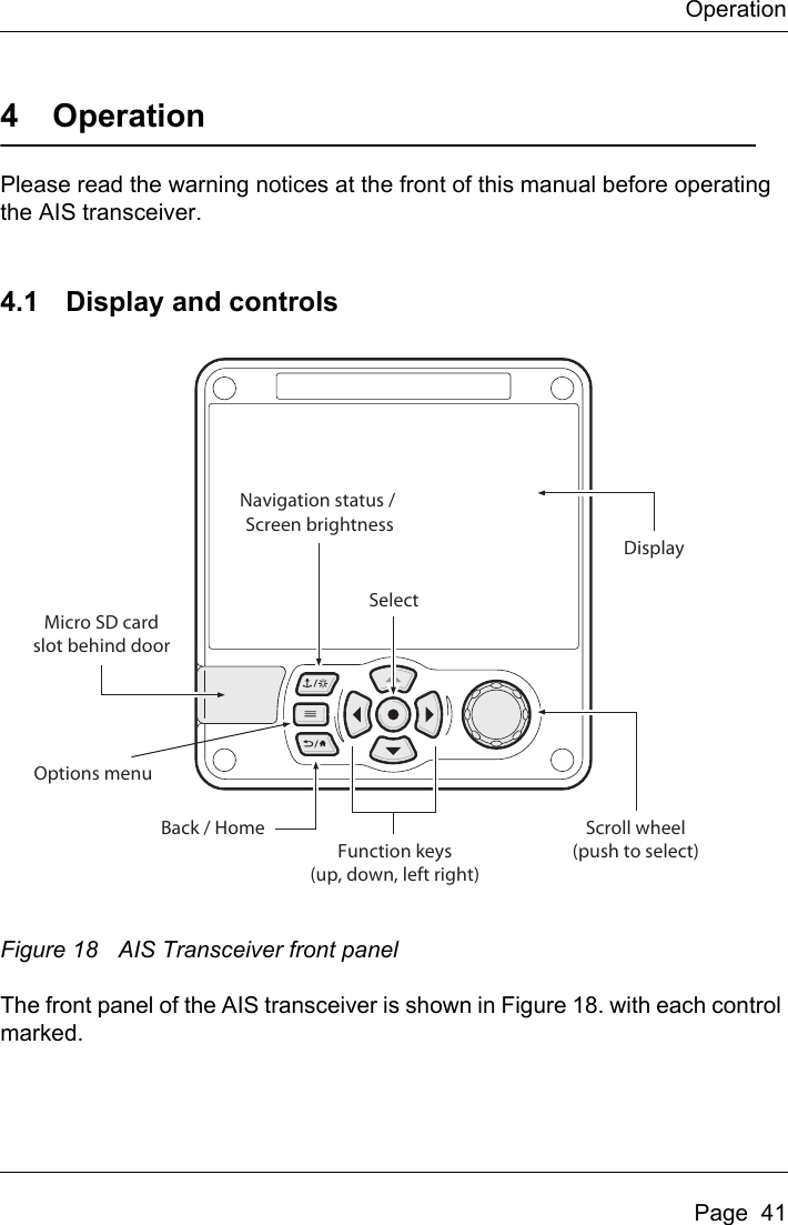 Page 43 of Si Tex Marine Electronics 425-0022 Marine Class A AIS Transceiver with WLAN User Manual Artemis  Apollo  EN