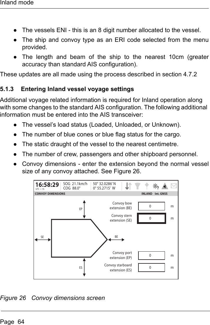 Page 66 of Si Tex Marine Electronics 425-0022 Marine Class A AIS Transceiver with WLAN User Manual Artemis  Apollo  EN