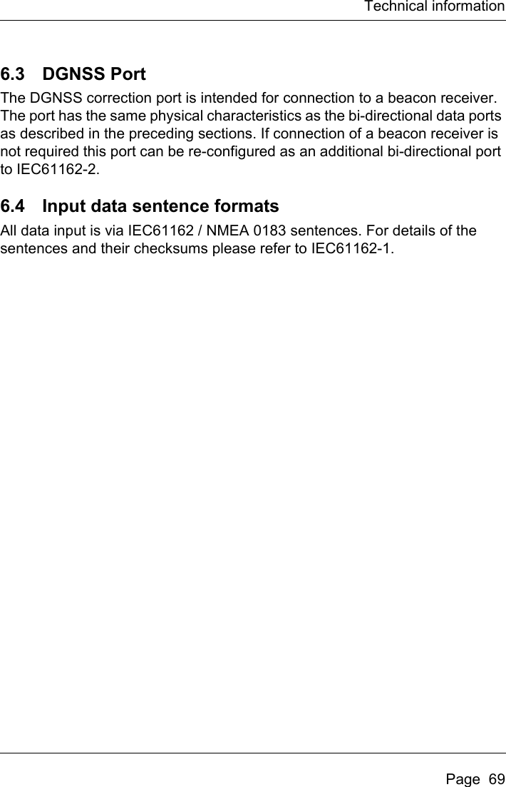Page 71 of Si Tex Marine Electronics 425-0022 Marine Class A AIS Transceiver with WLAN User Manual Artemis  Apollo  EN