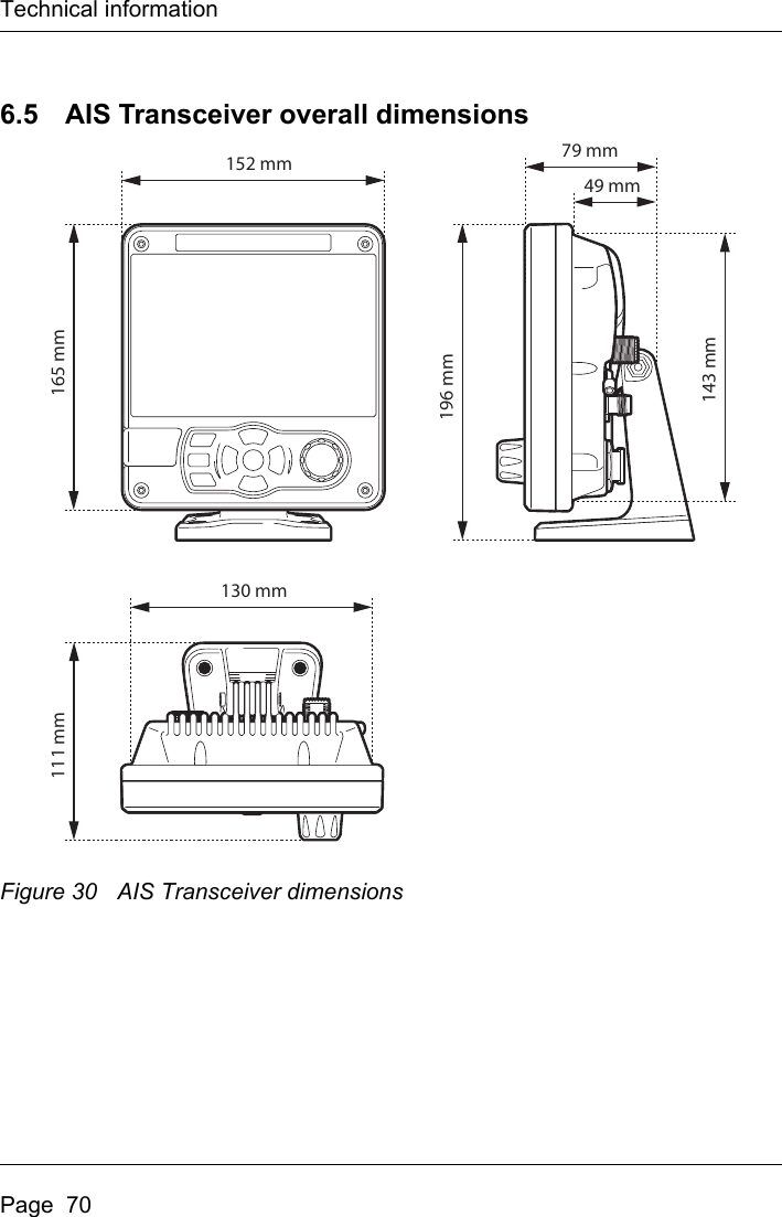 Page 72 of Si Tex Marine Electronics 425-0022 Marine Class A AIS Transceiver with WLAN User Manual Artemis  Apollo  EN
