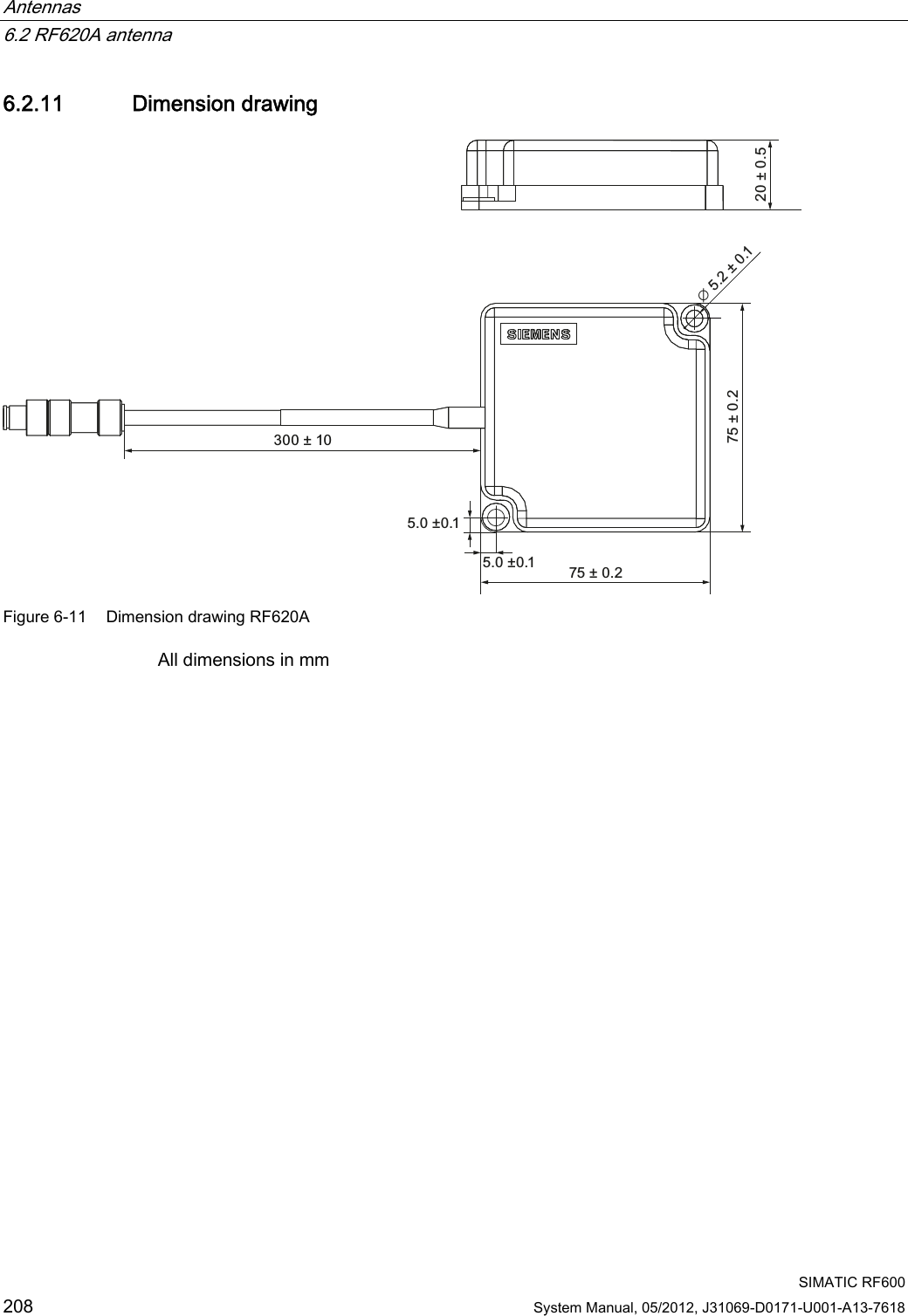 Page 110 of Siemens RF600R RFID UHF Reader User Manual SIMATIC RF600