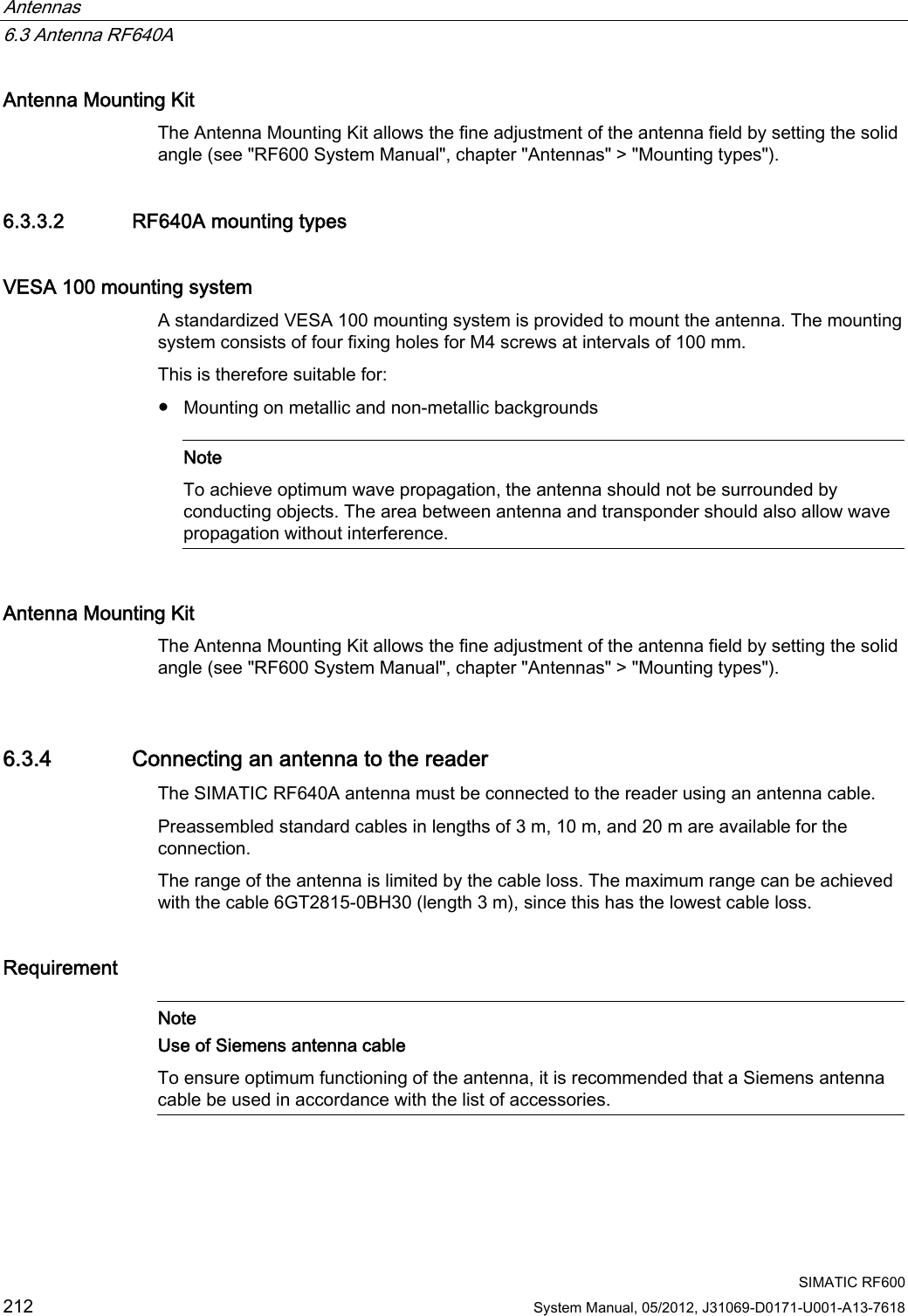 Page 114 of Siemens RF600R RFID UHF Reader User Manual SIMATIC RF600