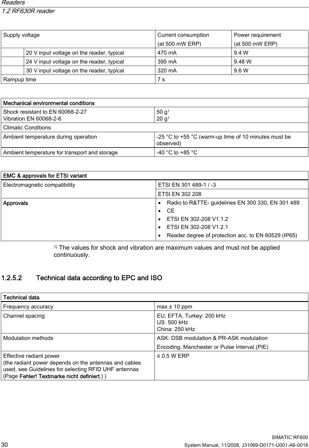 Page 26 of Siemens RF620R UHF RFID READER User Manual System Manual RF600 en
