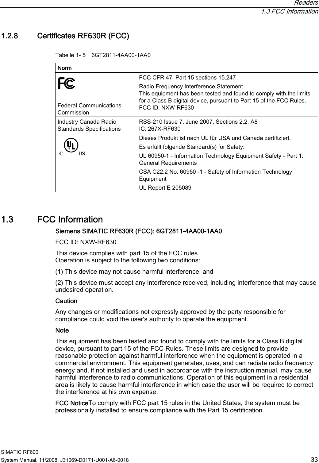 Page 29 of Siemens RF620R UHF RFID READER User Manual System Manual RF600 en