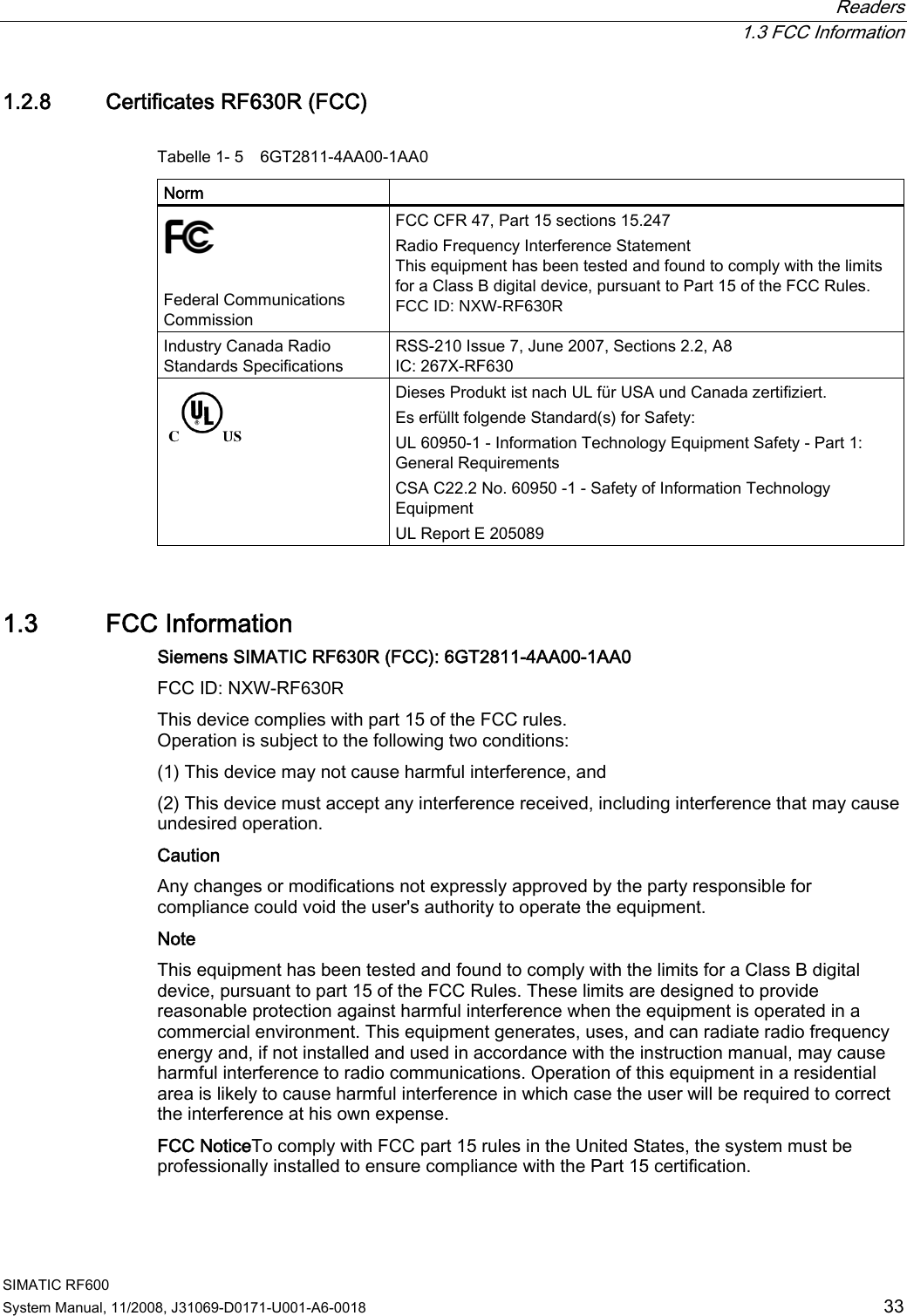 Page 29 of Siemens RF630R UHF RFID READER User Manual System Manual RF600 en