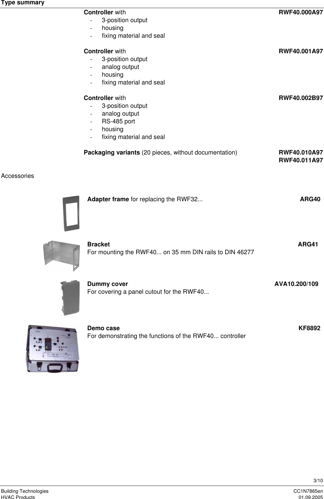 Page 3 of 10 - Siemens Siemens-Compact-Universal-Controllers-Users-Manual-  Siemens-compact-universal-controllers-users-manual