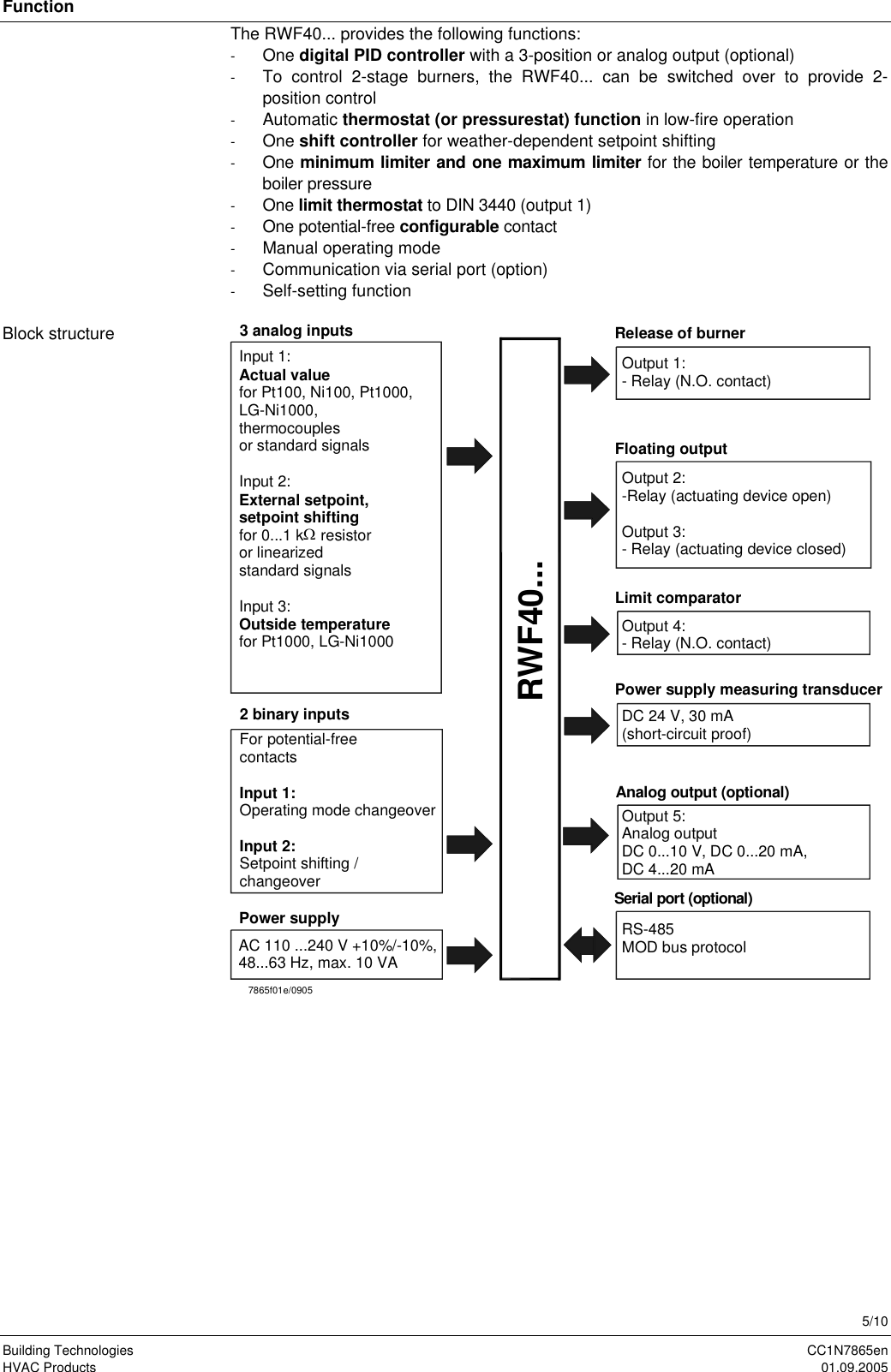 Page 5 of 10 - Siemens Siemens-Compact-Universal-Controllers-Users-Manual-  Siemens-compact-universal-controllers-users-manual
