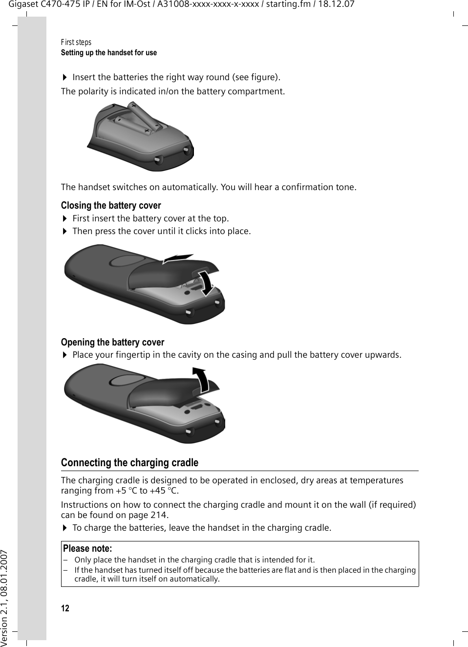 Siemens Gigaset C470 Ip Users Manual 475