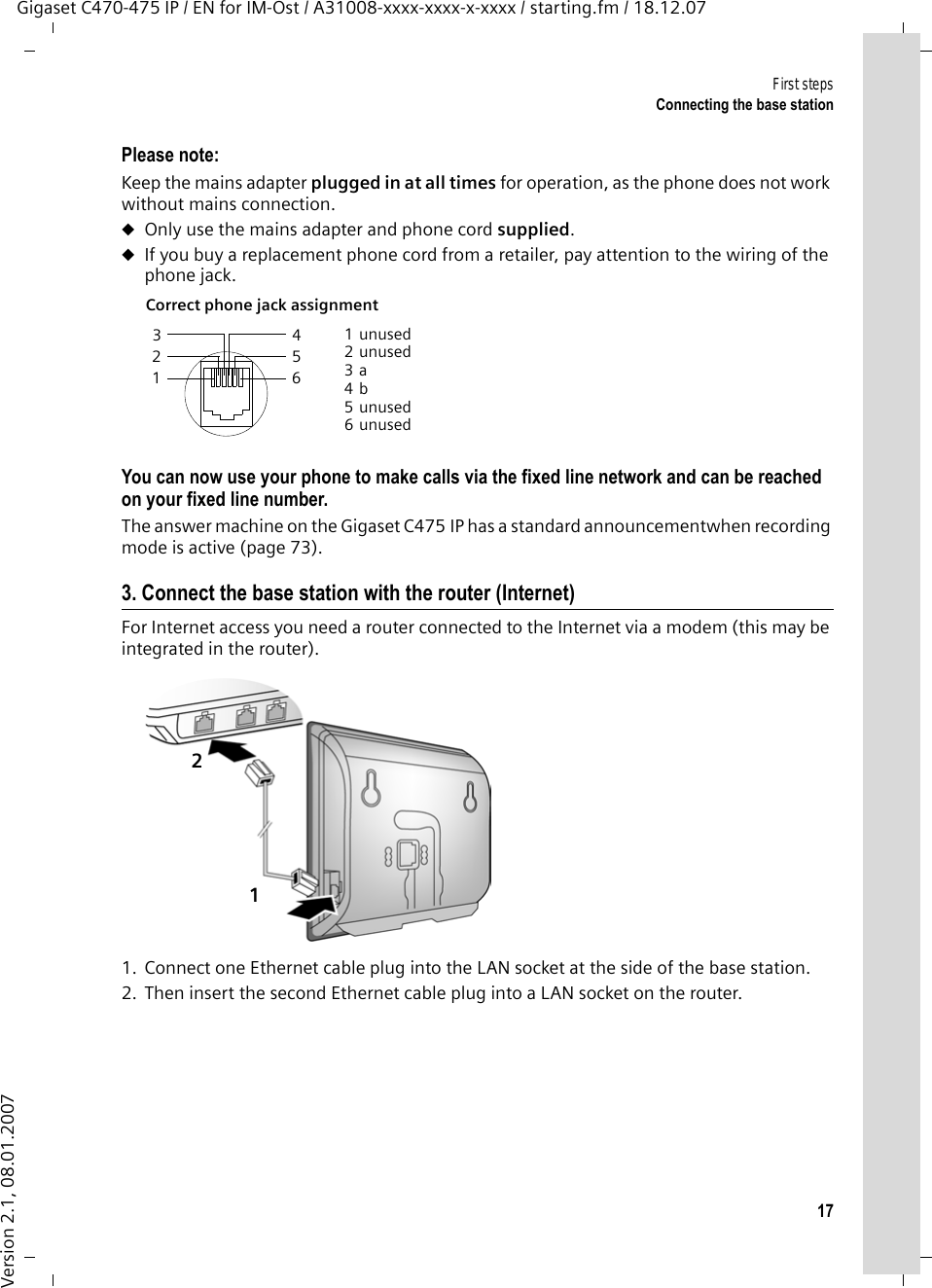 Siemens Gigaset C470 Ip Users Manual 475