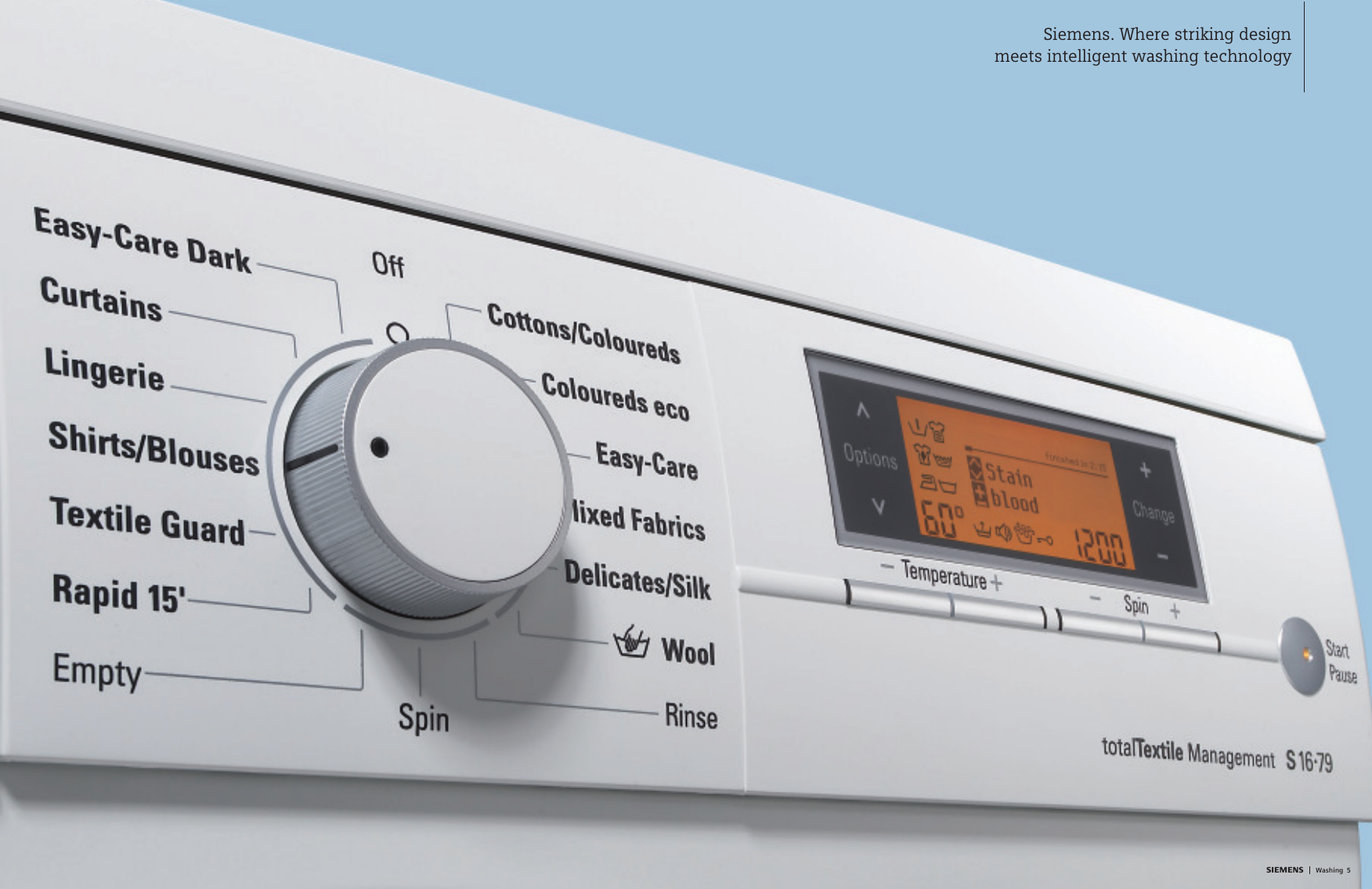 Siemens S16 79 Users Manual Freestanding Washing Machines