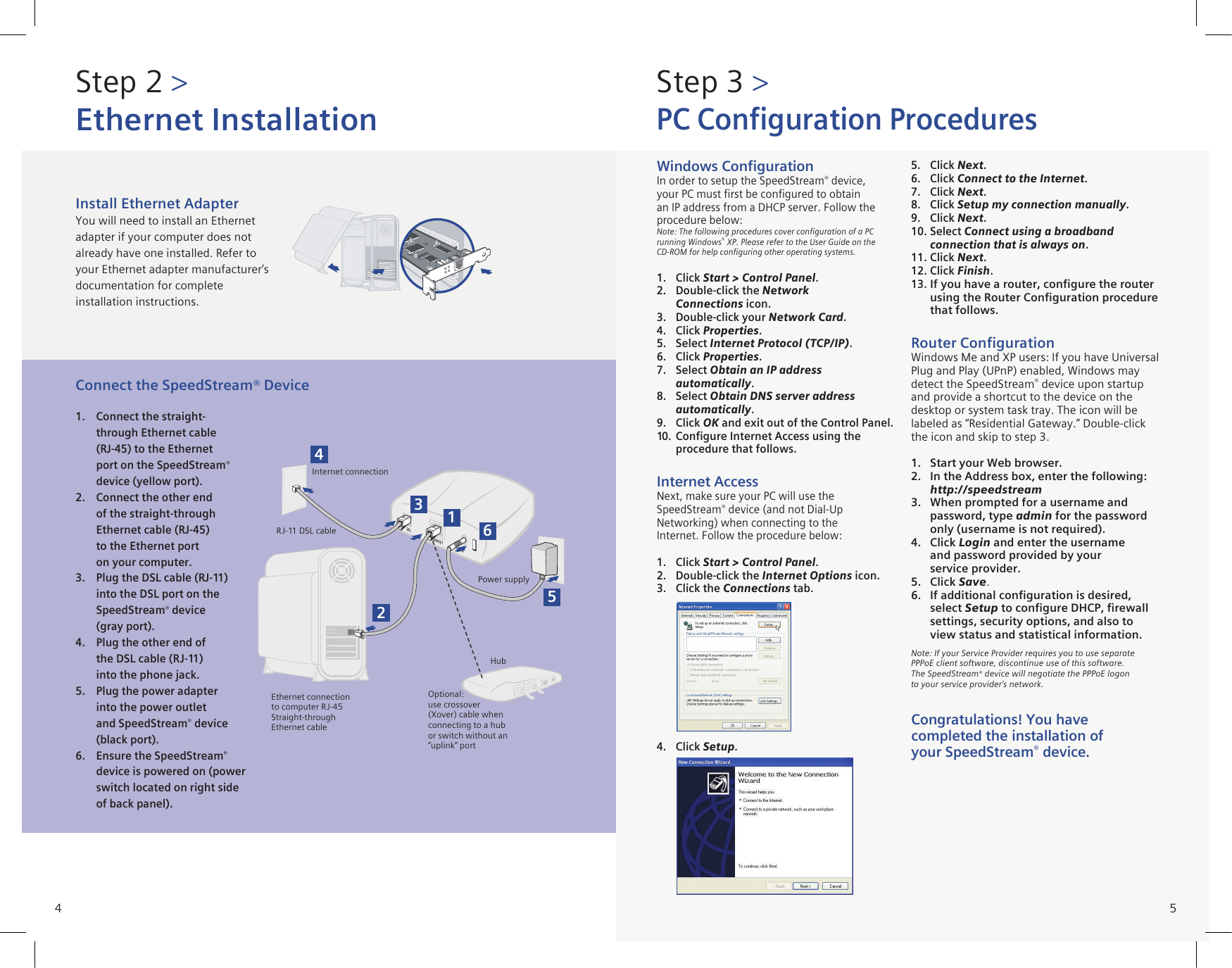 Page 3 of 5 - Siemens Siemens-Speedstream-4100-Users-Manual- 2e1085_Siemens4100QSG.idd  Siemens-speedstream-4100-users-manual