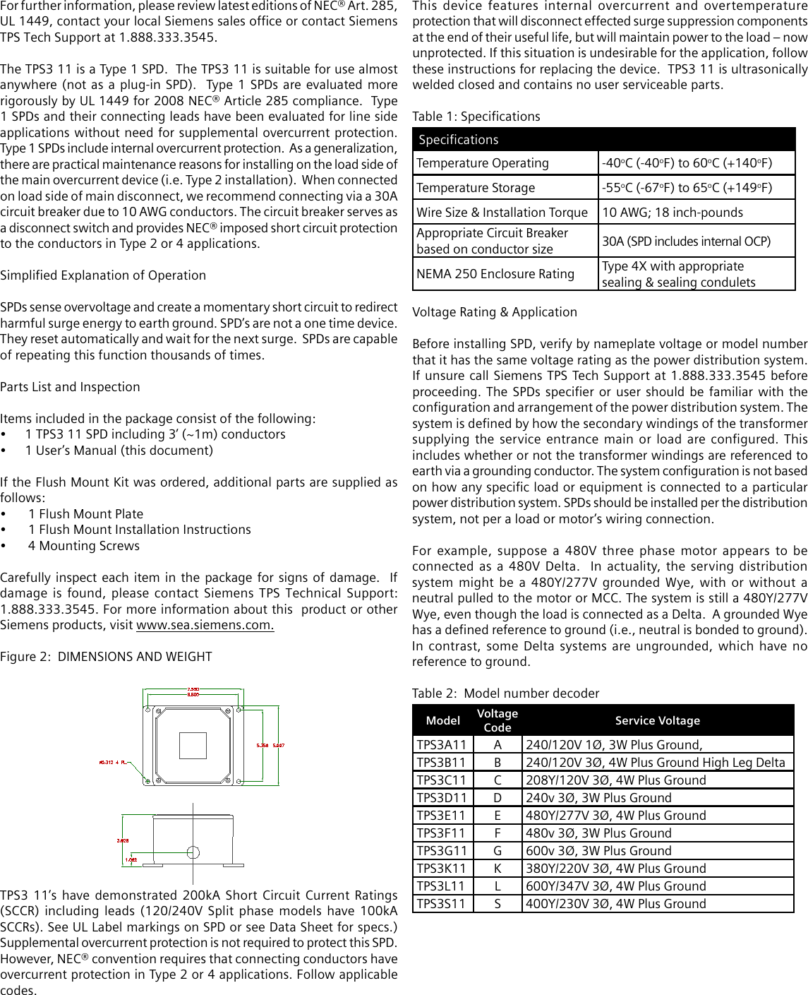 Page 5 of 12 - Siemens Siemens-Tps3-11-Users-Manual-  Siemens-tps3-11-users-manual