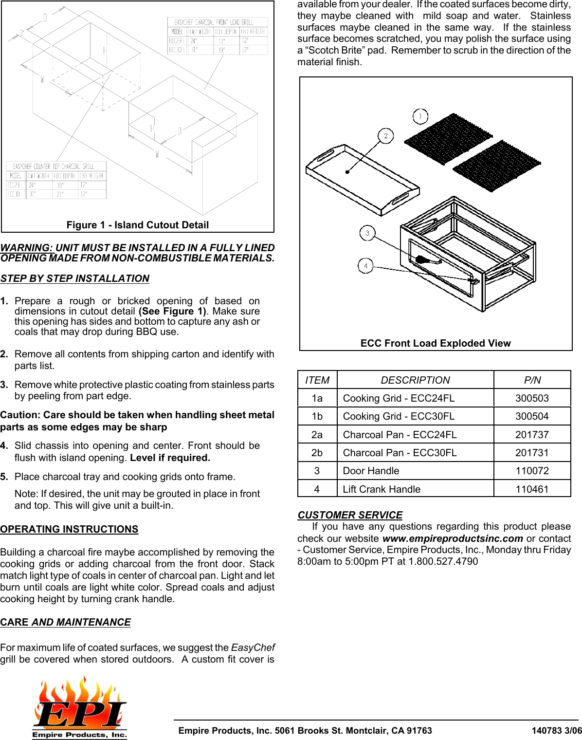 Page 2 of 2 - Sierra-Products Sierra-Products-Ecc24Fl-Users-Manual- G  Sierra-products-ecc24fl-users-manual