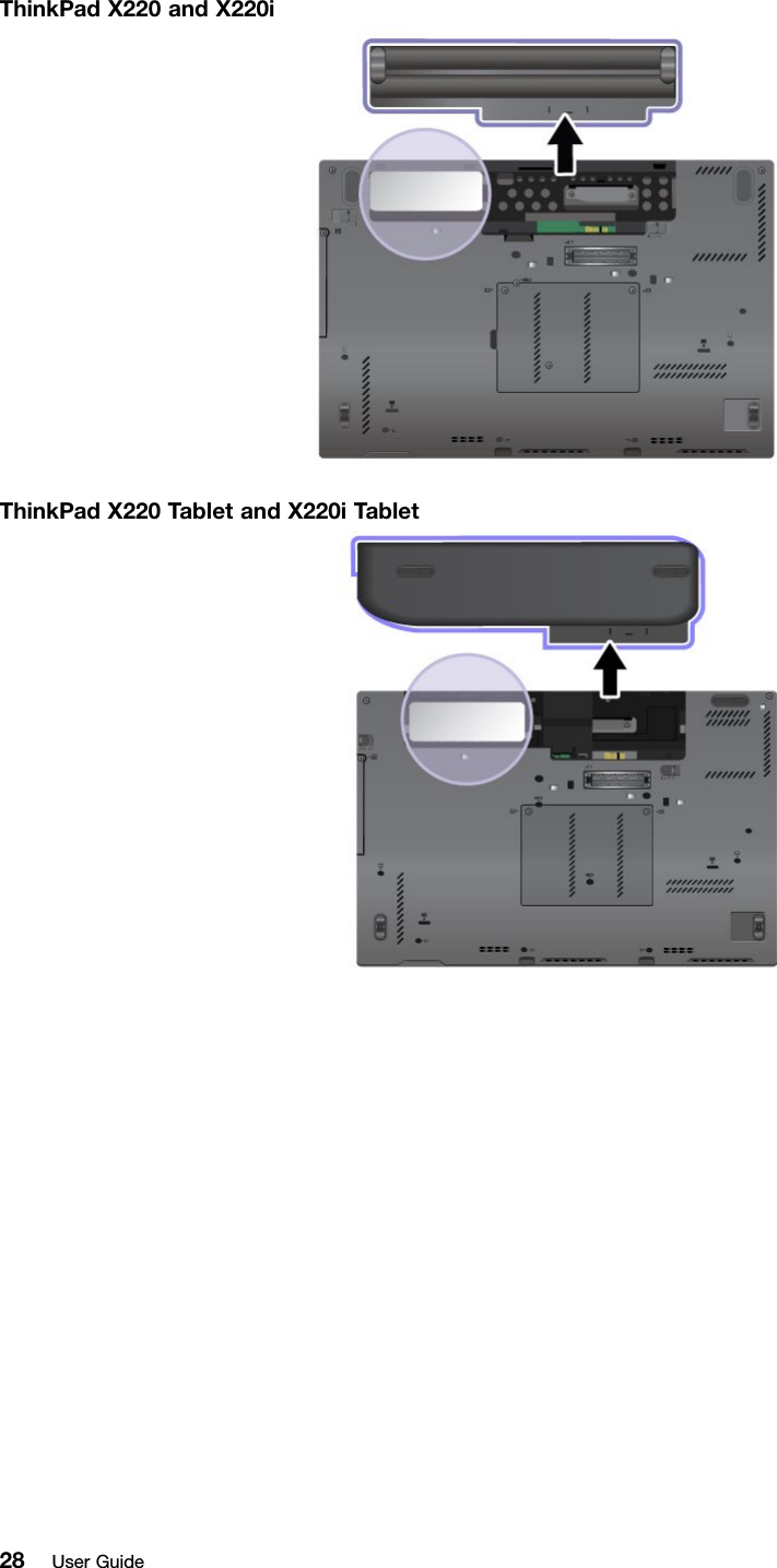 ThinkPadX220andX220iThinkPadX220TabletandX220iTablet28UserGuide