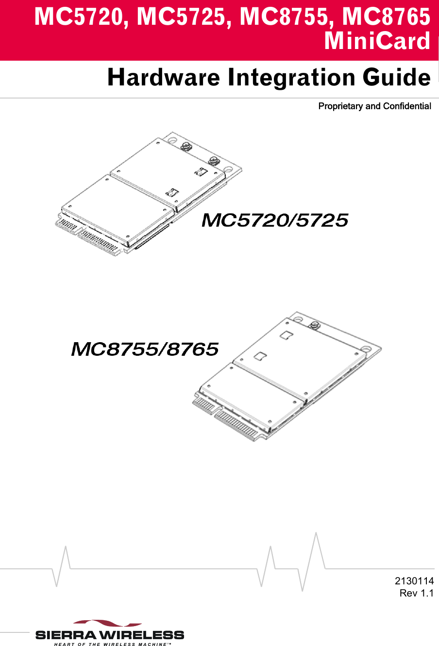 2130114Rev 1.1MC5720, MC5725, MC8755, MC8765MiniCardHardware Integration GuideProprietary and Confidential