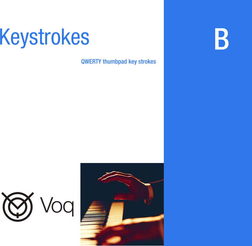 BKeystrokesQWERTY thumbpad key strokes