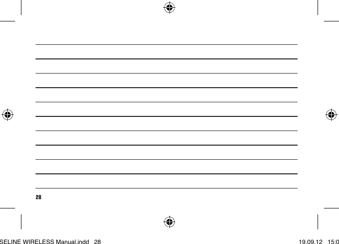28BASELINE WIRELESS Manual.indd   28 19.09.12   15:01